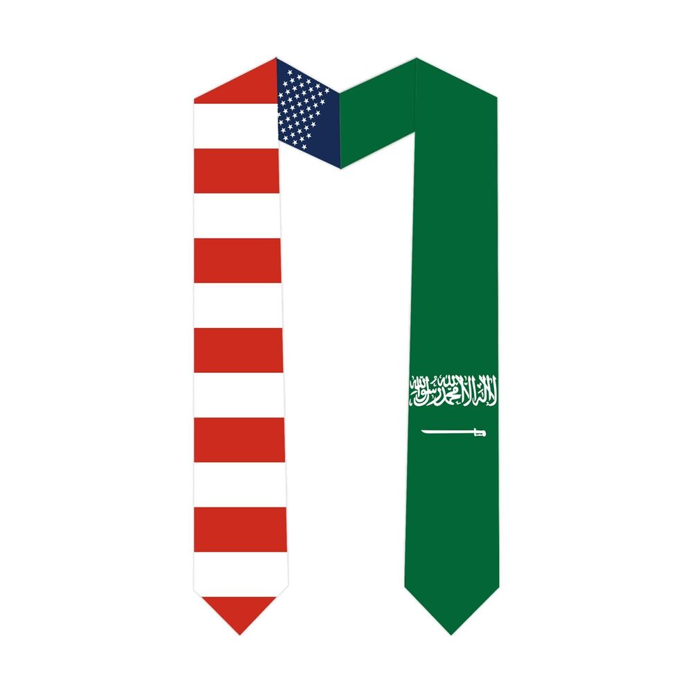 8574 Saudi Graduation Stole Graduation Sash Scarf Graduation Gift for Saudi
